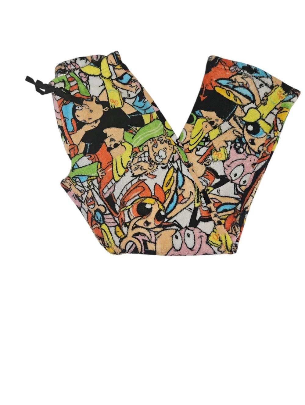 Cartoon Network Multicolor Character Fleece Lounge Pants Size Medium